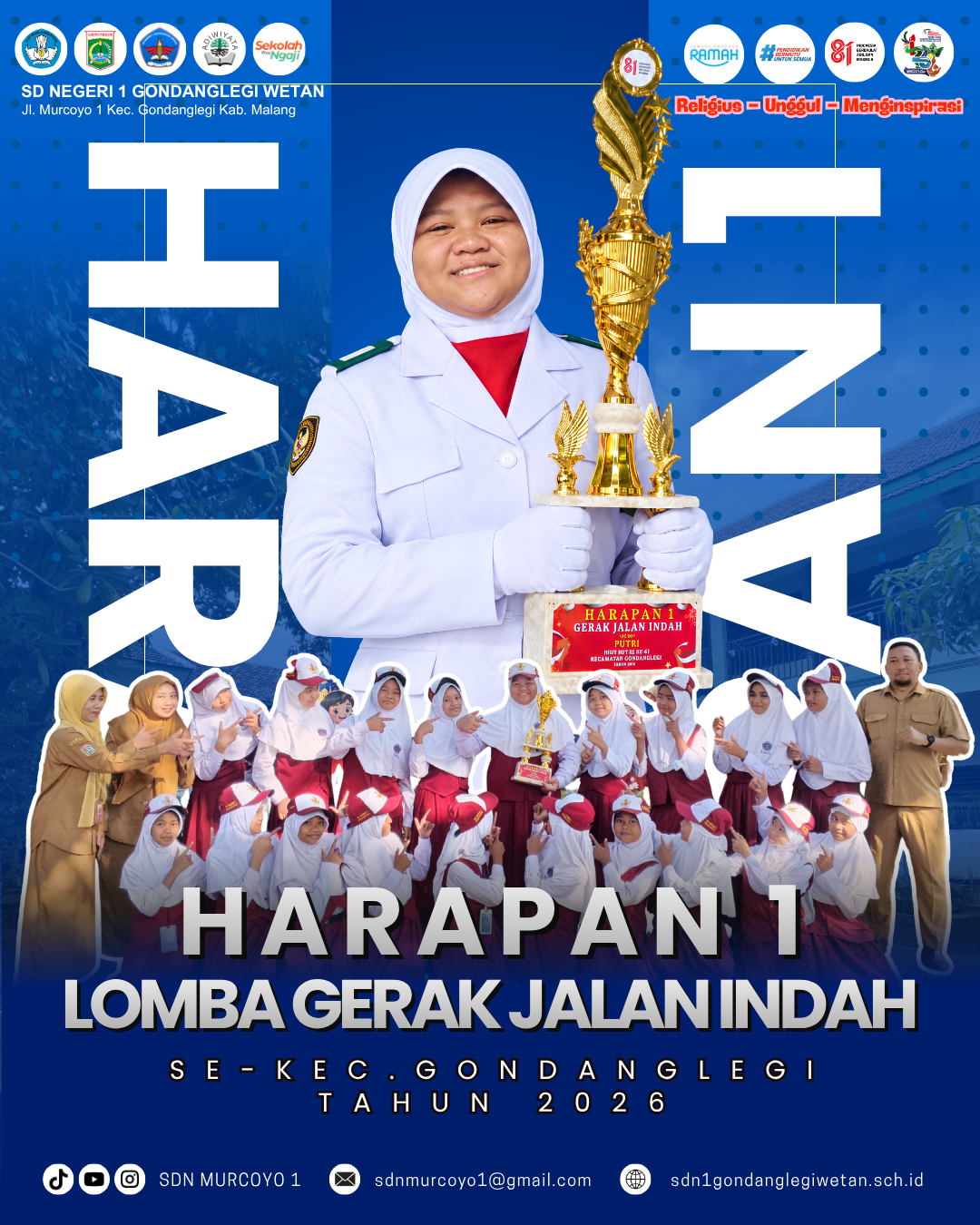Juara Harapan 1 Lomba Gerak Jalan Indah