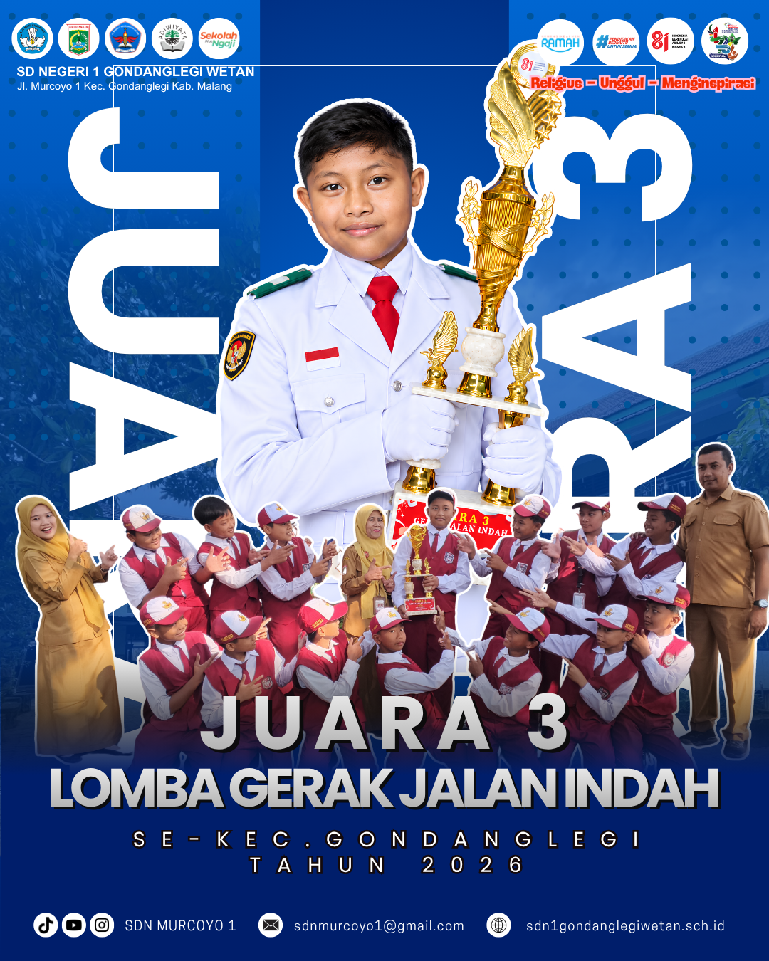 Juara 3 Lomba Gerak Jalan Indah